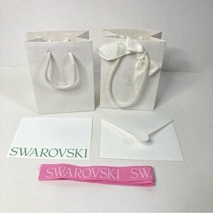 Swarovski Gift Bag Set With Ribbon Card & Envelope
